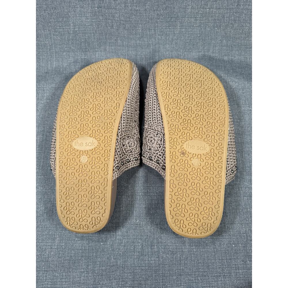 The Sak Bolinas Clog Mushroom Medallion Crochet Mule Womens 9 - Picture 6 of 16
